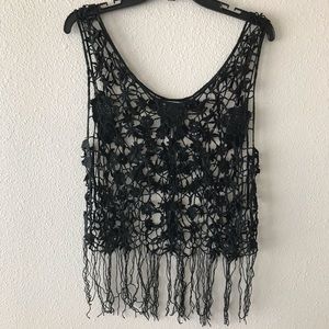 Lace swim suit cover up size S/M
